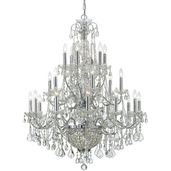Imperial 26 Light Crystal Polished Chrome Chandelier - Chandeliers