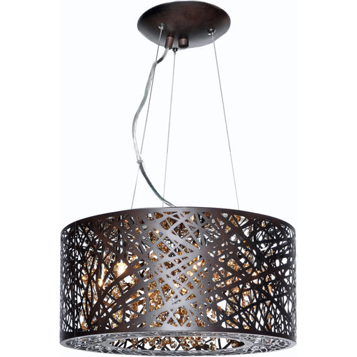 Inca Bronze LED Multi-Light Pendant - Pendants
