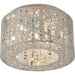 Inca Polished Chrome Flush Mount - Flushmounts