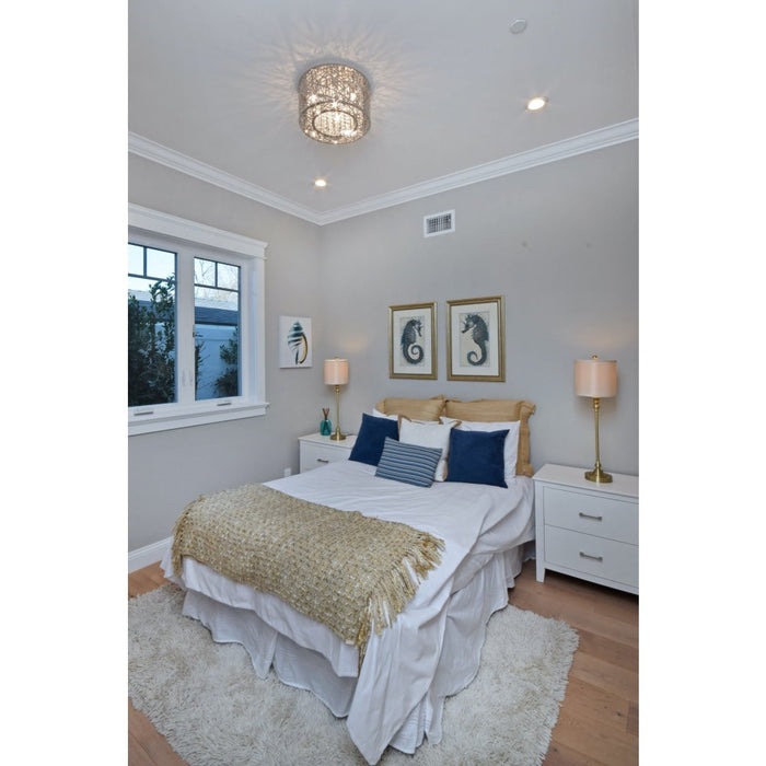 Inca Polished Chrome Flush Mount - Flushmounts