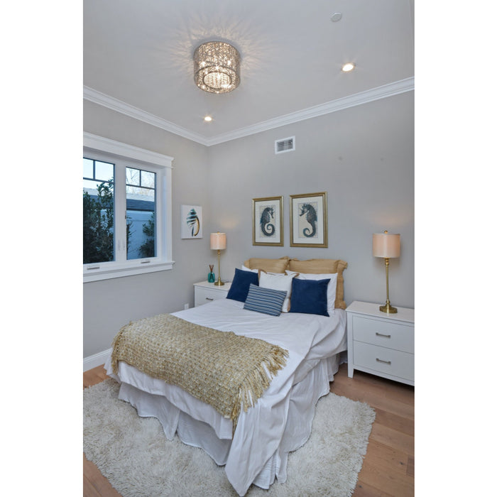 Inca Polished Chrome Flush Mount - Flushmounts