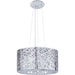 Inca Polished Chrome LED Multi-Light Pendant - Pendants