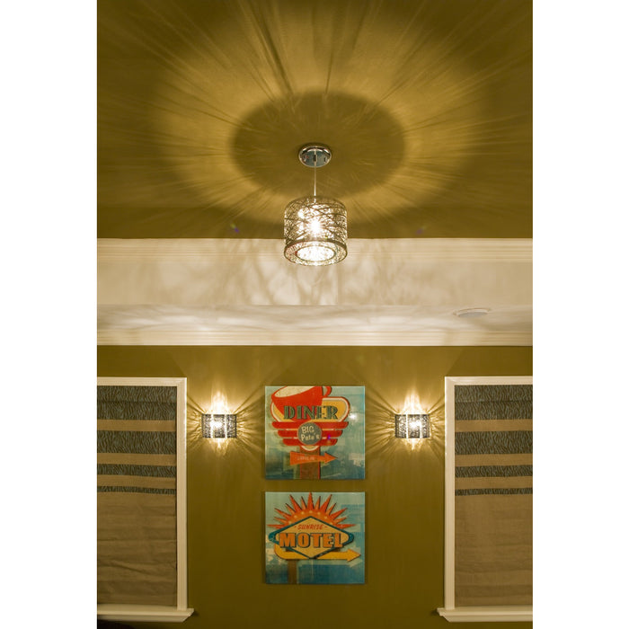 Inca Polished Chrome Wall Sconce - Wall Sconce