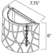 Inca Polished Chrome Wall Sconce - Wall Sconce