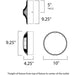 Influx White LED Outdoor Wall Mount - Outdoor Wall Mount