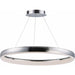 Innertube Satin Nickel LED Single Pendant - Pendants