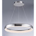 Innertube Satin Nickel LED Single Pendant - Pendants