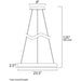 Innertube Satin Nickel LED Single Pendant - Pendants