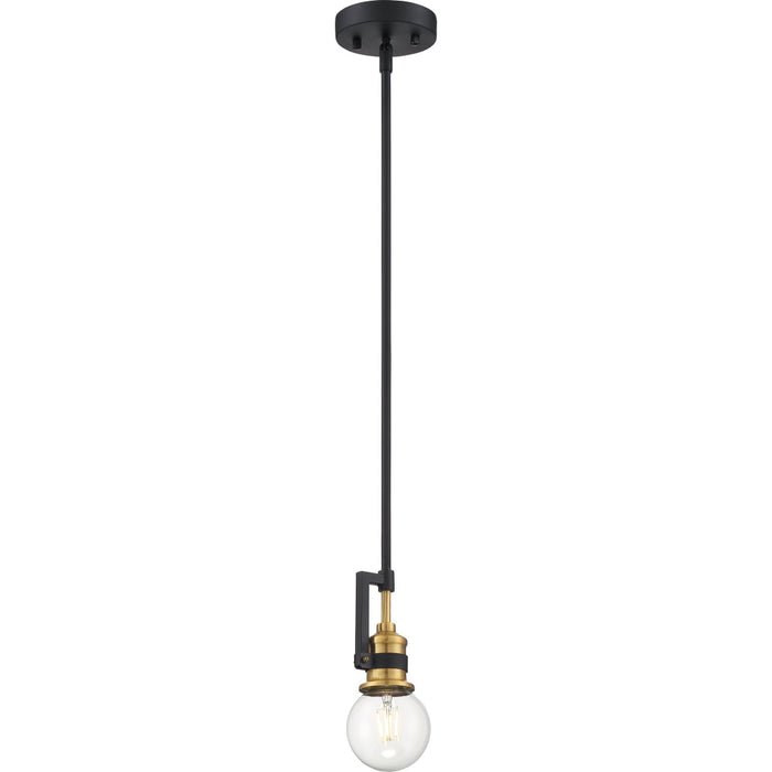 Intention Warm Brass Black Pendants - Pendants