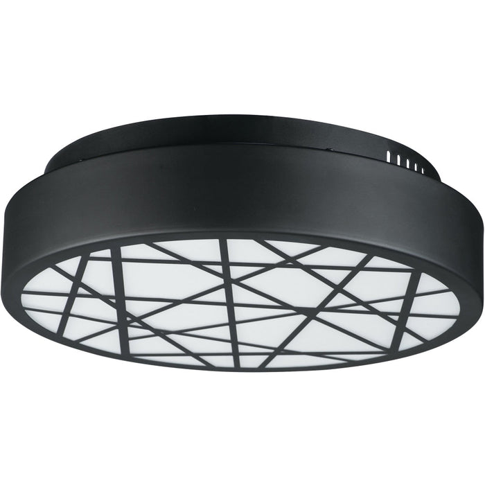 Intersect Black LED Flush Mount - Flushmounts