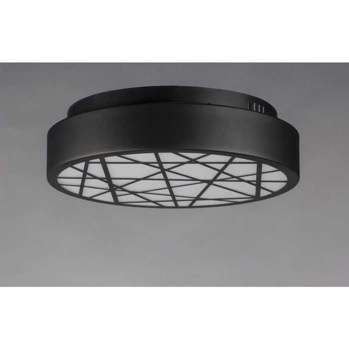 Intersect Black LED Flush Mount - Flushmounts