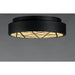Intersect Black LED Flush Mount - Flushmounts