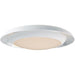 Iris Silver Leaf / White LED Flush Mount - Flushmounts