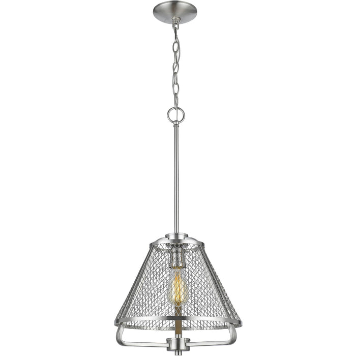 Iuka Brushed Nickel Pendant | theLightShop