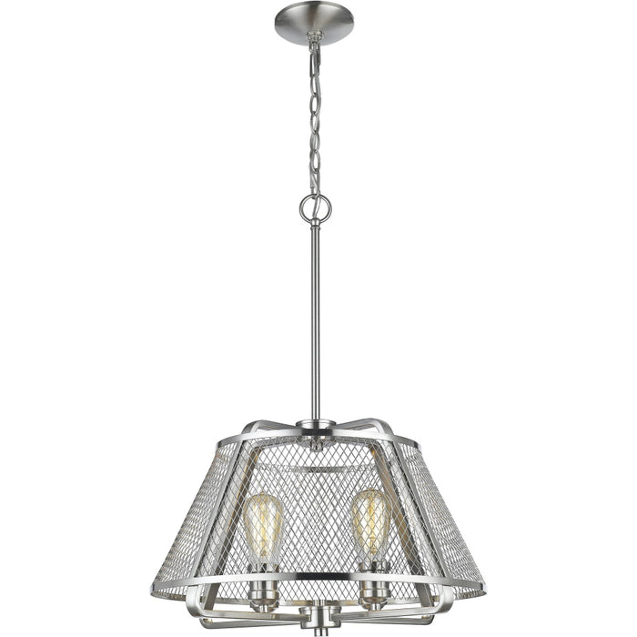 Iuka Brushed Nickel Pendant | theLightShop