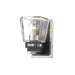 Jackson Brushed Nickel Matte Black 1 Light Wall Sconce | theLightShop