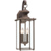 Jamestowne Antique Bronze LED Outdoor Wall Lantern - Outdoor Wall Sconce