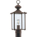 Jamestowne Antique Bronze Outdoor Post Lantern - Outdoor Post Lantern