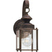 Jamestowne Antique Bronze Outdoor Wall Lantern - Outdoor Wall Sconce