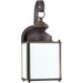 Jamestowne Antique Bronze Outdoor Wall Lantern - Outdoor Wall Sconce