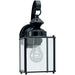 Jamestowne Black Outdoor Wall Lantern - Outdoor Wall Sconce