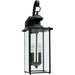 Jamestowne Black Outdoor Wall Lantern - Outdoor Wall Sconce