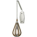 Janette Polished Nickel Mini Pendant - Mini-Pendants