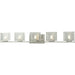 Jaol Brushed Nickel LED Vanity - Bath & Vanity