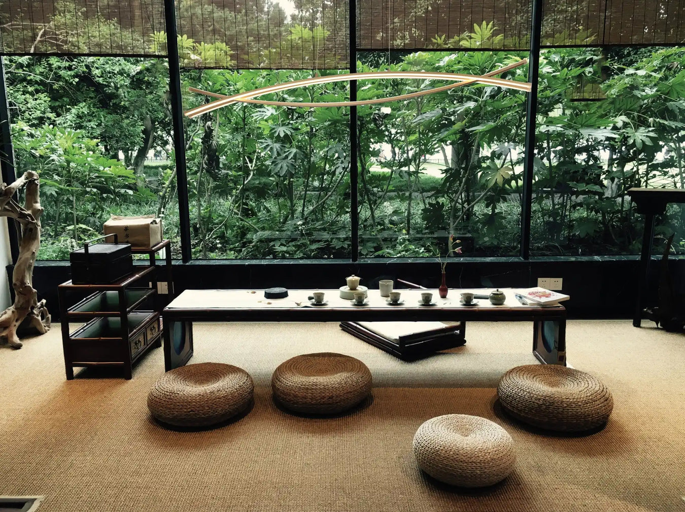 Japanese-style tea room.