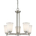 Jarra Brushed Nickel Chandelier - Chandeliers