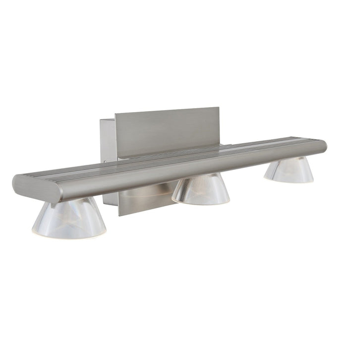 Jet Brushed Nickel Light LED Vanity Bath - Vanity Bath