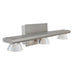 Jet Brushed Nickel Light LED Vanity Bath - Vanity Bath