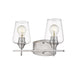 Joliet Brushed Nickel 2 Light Vanity | theLightShop