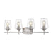 Joliet Brushed Nickel 4 Light Vanity | theLightShop