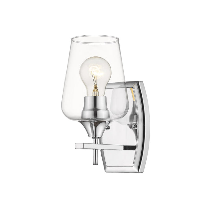 Joliet Chrome 1 Light Wall Sconce | theLightShop