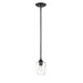 Joliet Matte Black 1 Light Mini-Pendant | theLightShop