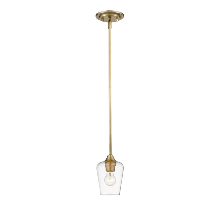 Joliet Olde Brass 1 Light Mini-Pendant | theLightShop