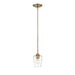 Joliet Olde Brass 1 Light Mini-Pendant | theLightShop