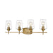 Joliet Olde Brass 4 Light Vanity | theLightShop
