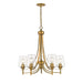 Joliet Olde Brass 5 Light Chandelier | theLightShop