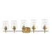 Joliet Olde Brass 5 Light Vanity | theLightShop