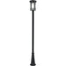 Jordan Black Outdoor Post Mounted Fixture | theLightShop