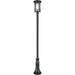Jordan Black Outdoor Post Mounted Fixture | theLightShop