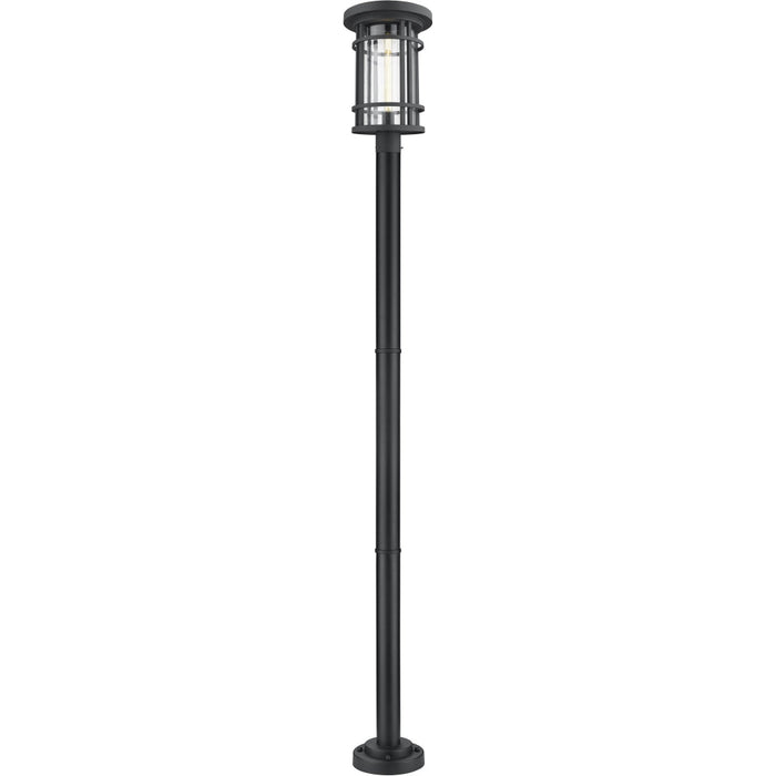 Jordan Black Outdoor Post Mounted Fixture | theLightShop