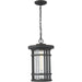 Jordan Oil Rubbed Bronze Outdoor Chain Mount Ceiling Fixture | theLightShop