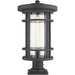 Jordan Oil Rubbed Bronze Outdoor Pier Mounted Fixture | theLightShop