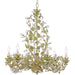 Josie 6 Light Champagne Green Tea Chandelier - Chandeliers