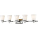 Kayla Brushed Nickel Vanity | theLightShop