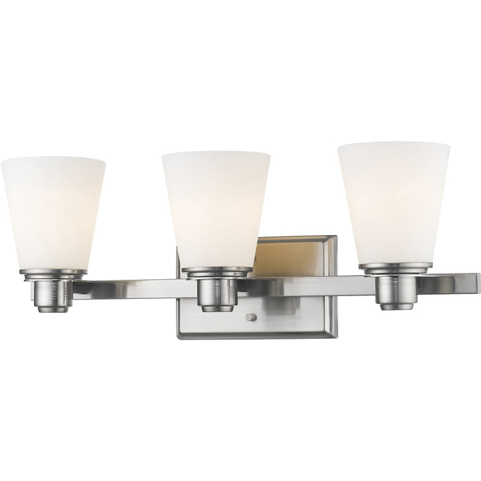 Kayla Brushed Nickel Vanity | theLightShop