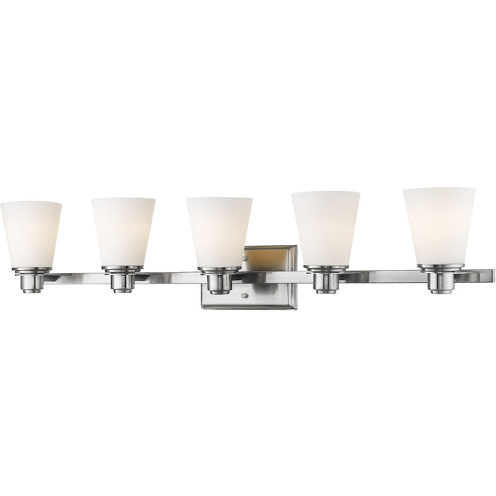 Kayla Brushed Nickel Vanity | theLightShop